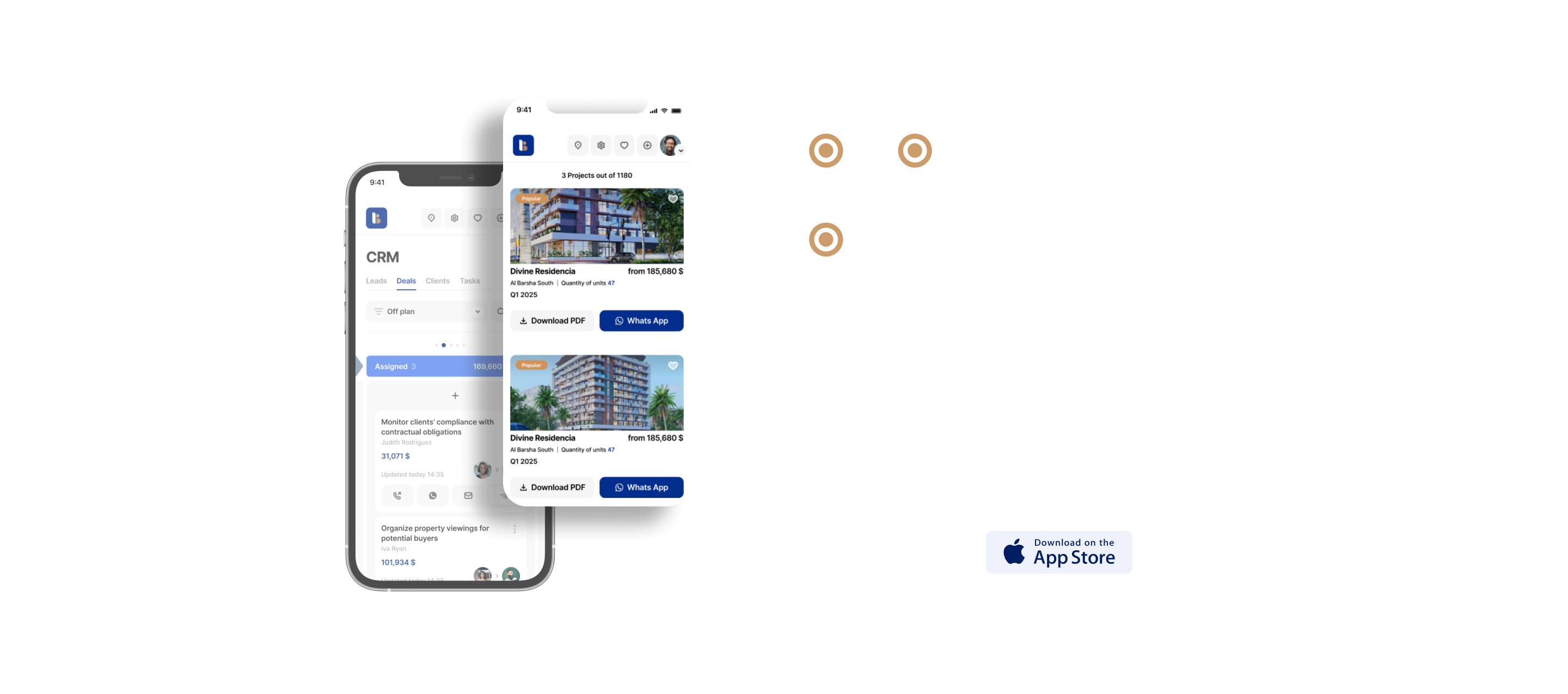 Behomes web and mobile apps