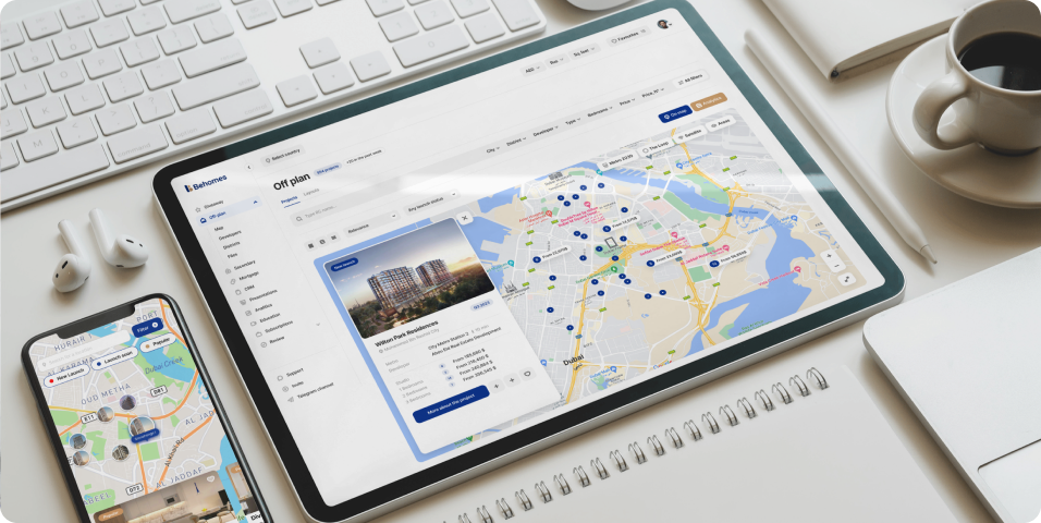 Campaign analytics — views and calls per portal in the Behomes dashboard