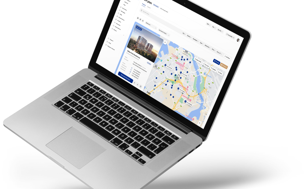 Behomes platform on a MacBook