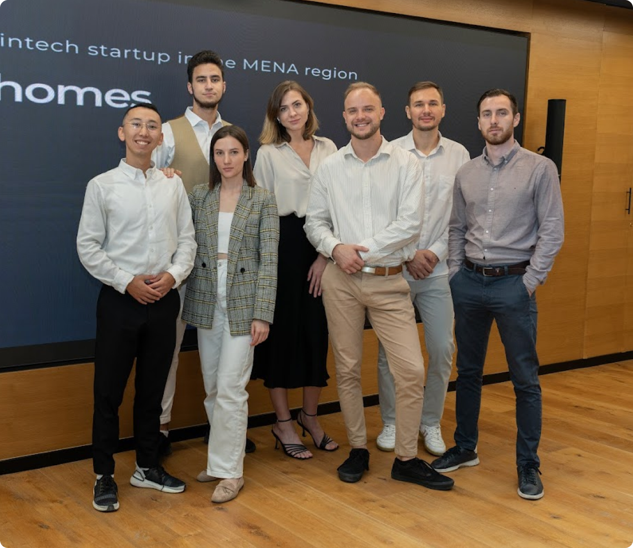 The Behomes team — a fintech startup in the MENA region